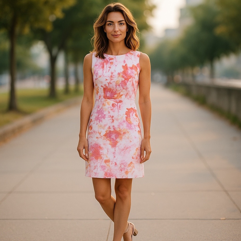 Ann Taylor Pink Floral Dress - Picture 9 of 9